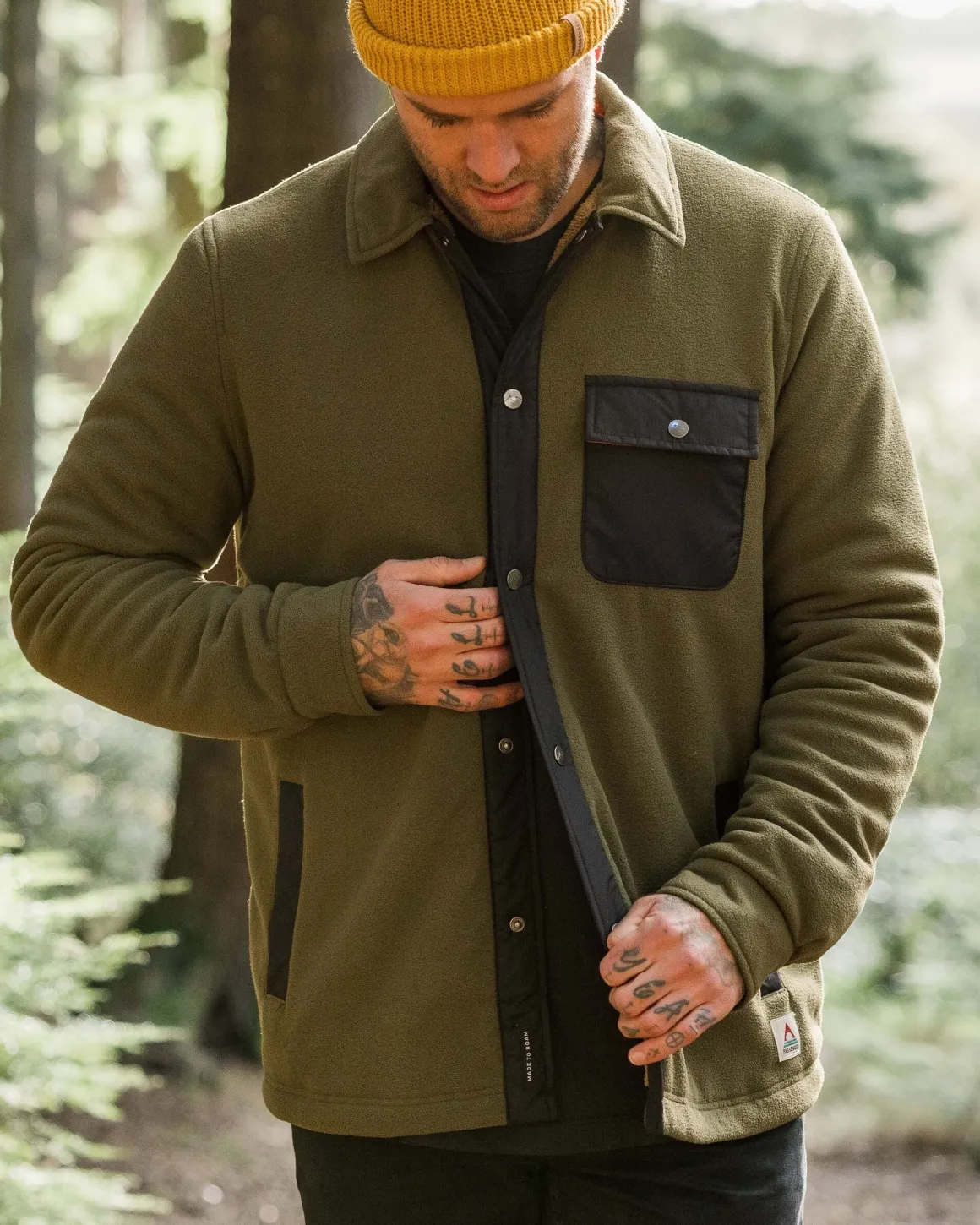 Surchemise Doublée Sherpa Firelight - Kaki
