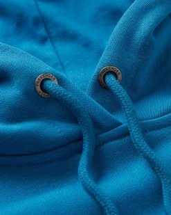 Sweat à Capuche en Coton Bio Odyssey - Bleu Acier