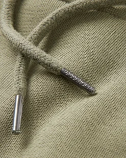 Sweat à Capuche en Coton Bio Vita - Olive Poudré