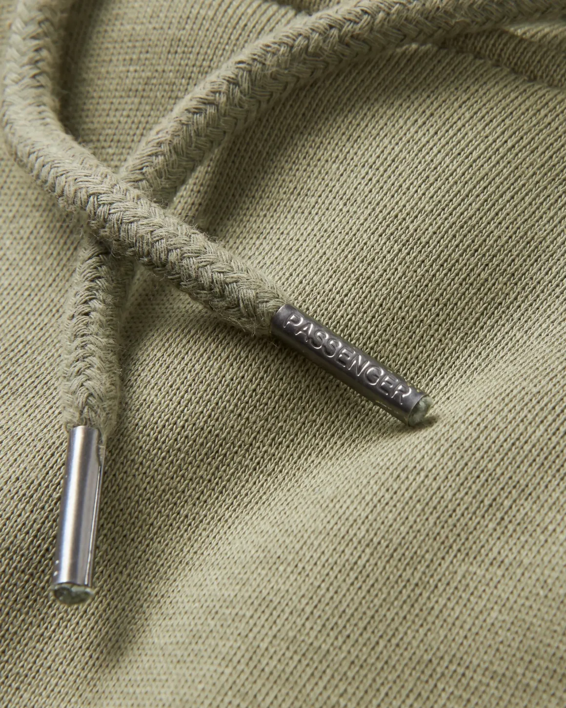 Sweat à Capuche en Coton Bio Vita - Olive Poudré
