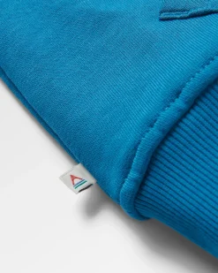 Sweat à Capuche en Coton Bio Odyssey - Bleu Acier