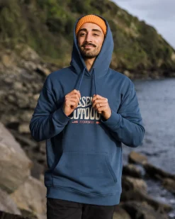 Sweat à Capuche en Coton Bio Yuca - Denim Foncé