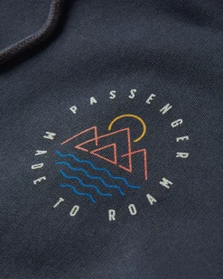 Sweat à Capuche en Coton Recyclé Escapism - Noir