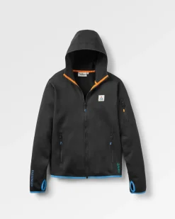 Sweat à capuche en polaire recyclée Polartec Wintergreen - Noir