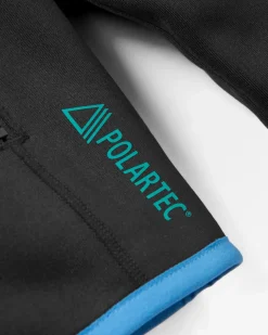 Sweat à capuche en polaire recyclée Polartec Wintergreen - Noir