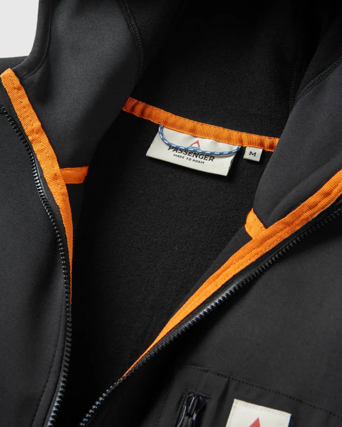 Sweat à capuche en polaire Polartec® Solitude Recyclée - Noir