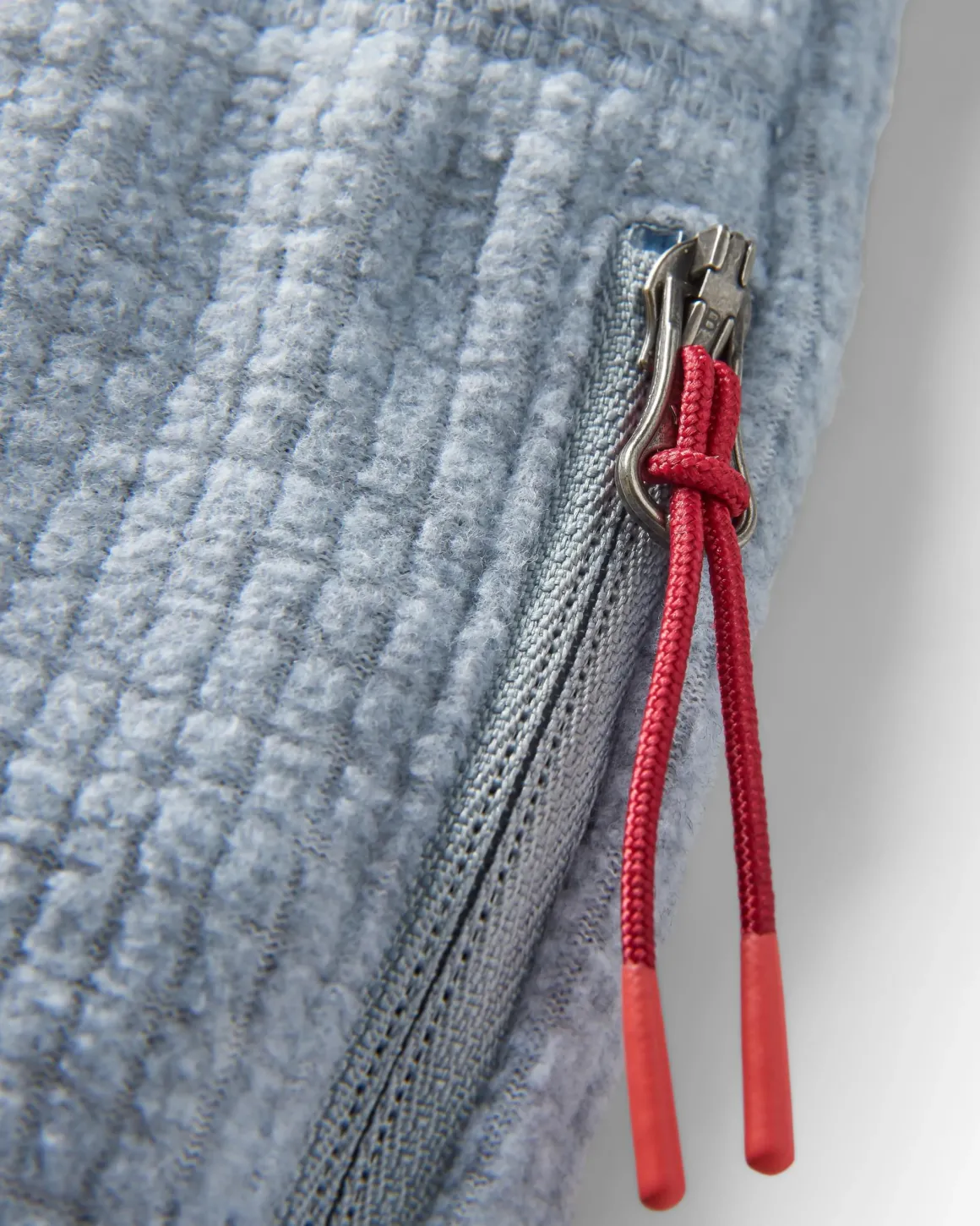 Sweat à capuche en polaire recyclée Point Recycled Grid - Gris Marl