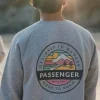 Sweatshirt en coton bio Odyssey - Gris moyen Marl
