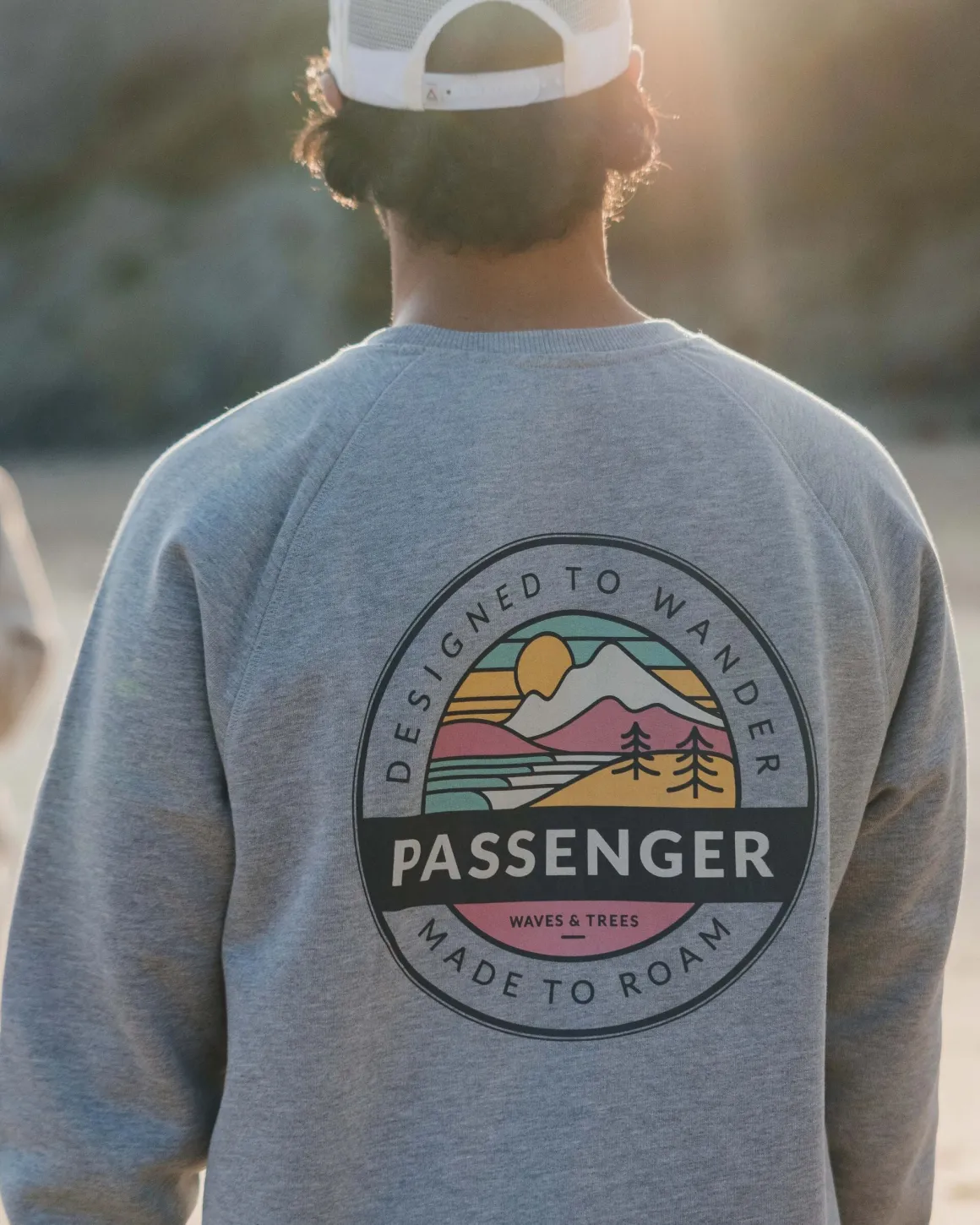 Sweatshirt en coton bio Odyssey - Gris moyen Marl