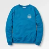 Sweatshirt en Coton Bio Odyssey - Bleu Acier