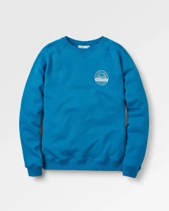 Sweatshirt en Coton Bio Odyssey - Bleu Acier