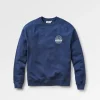 Sweatshirt en Coton Bio Odyssey - Bleu Marine Riche