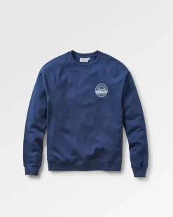 Sweatshirt en Coton Bio Odyssey - Bleu Marine Riche