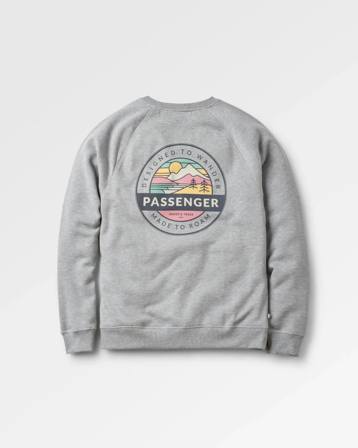 Sweatshirt en coton bio Odyssey - Gris moyen Marl