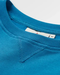 Sweatshirt en Coton Bio Odyssey - Bleu Acier