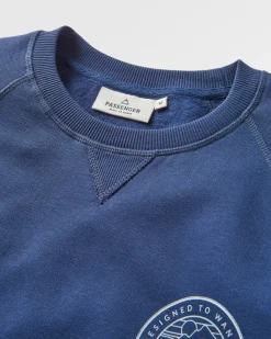 Sweatshirt en Coton Bio Odyssey - Bleu Marine Riche