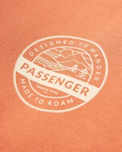 Sweatshirt en coton bio Odyssey - Orange brûlé