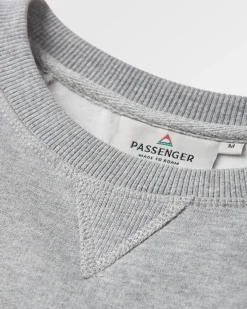 Sweatshirt en coton bio Odyssey - Gris moyen Marl