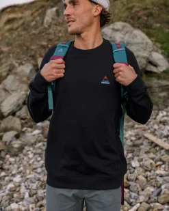 Sweatshirt en coton bio Vita - Noir
