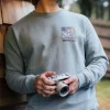 Sweatshirt en coton bio Waves u0026 Trees - Stormy Sea
