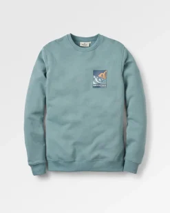 Sweatshirt en coton bio Waves u0026 Trees - Stormy Sea