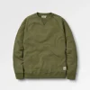Sweatshirt en coton recyclé Heritage - Kaki