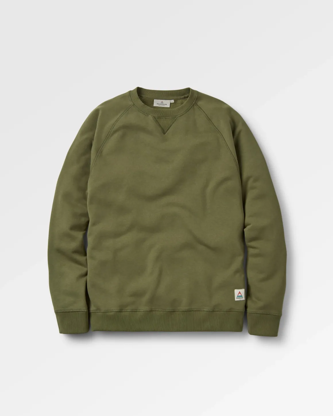 Sweatshirt en coton recyclé Heritage - Kaki