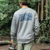 Sweatshirt en coton recyclé Yuca - Gris foncé chiné