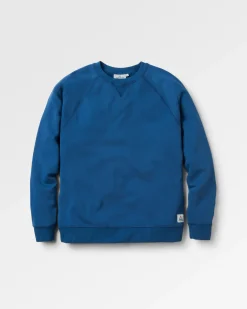 Sweatshirt en coton recyclé Heritage - Denim foncé