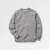 Sweatshirt en coton recyclé Heritage - Gris foncé chiné