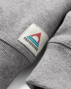 Sweatshirt en coton recyclé Heritage - Gris foncé chiné