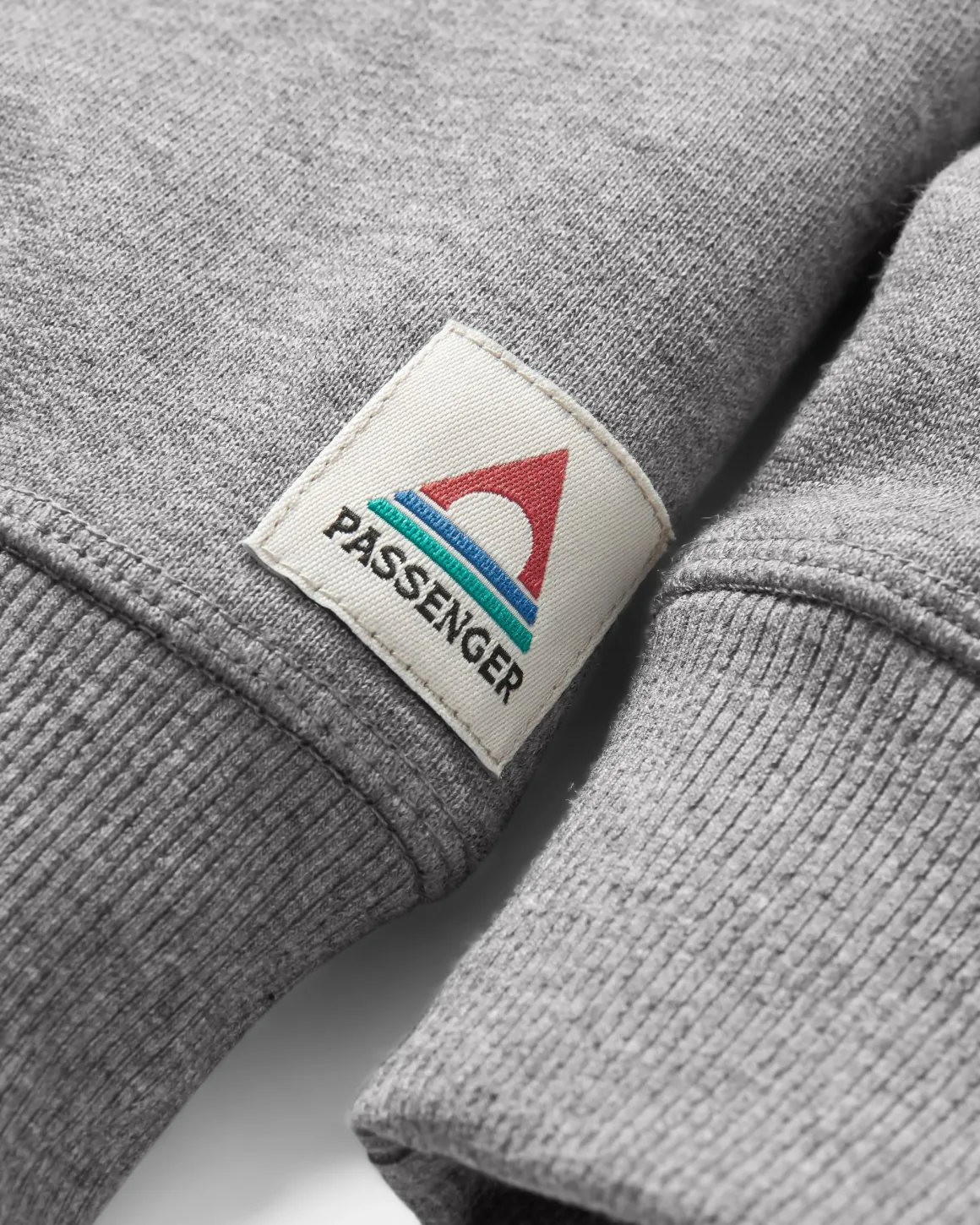 Sweatshirt en coton recyclé Heritage - Gris foncé chiné
