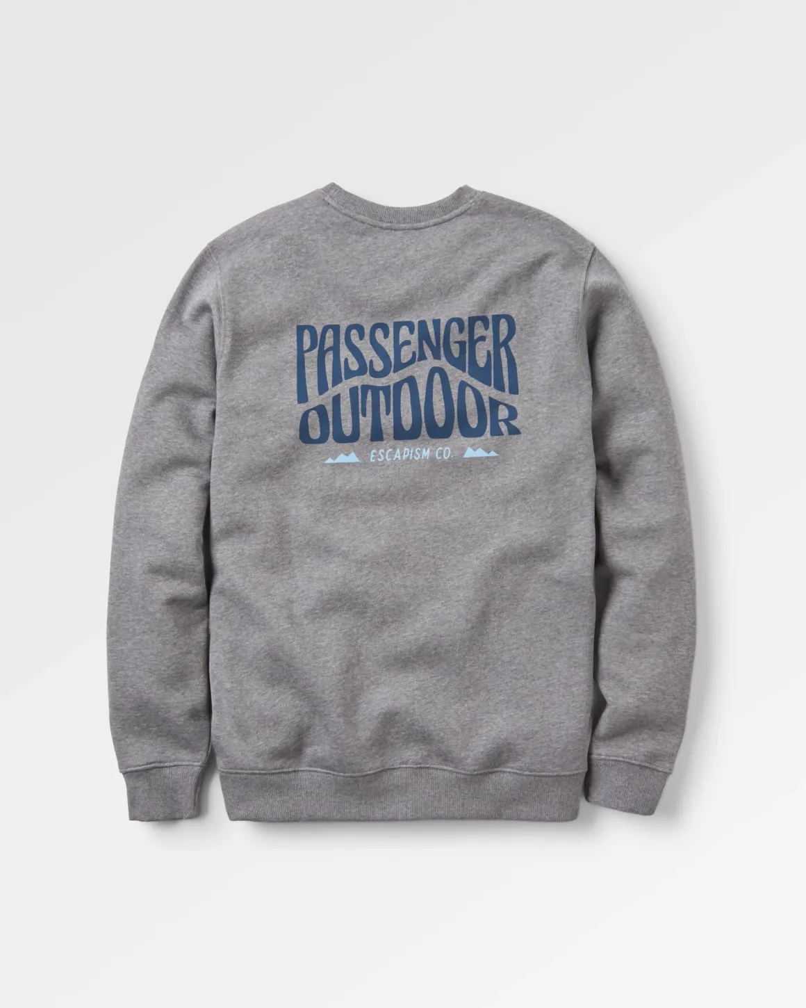 Sweatshirt en coton recyclé Yuca - Gris foncé chiné