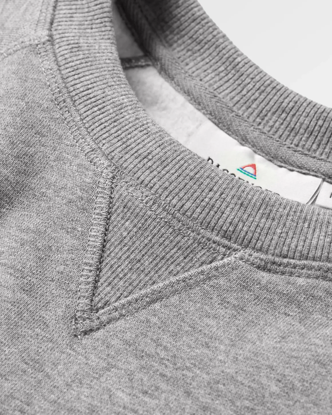 Sweatshirt en coton recyclé Heritage - Gris foncé chiné
