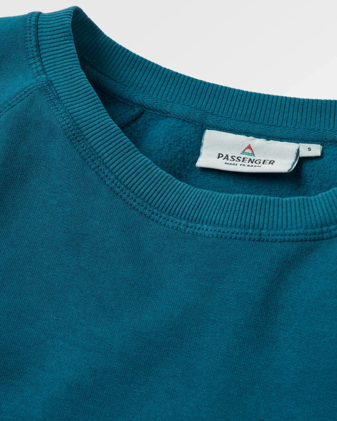 Sweatshirt en coton recyclé Waves u0026 Trees - Tidal Blue