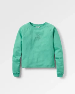 Sweatshirt en coton recyclé Remote - Épicéa vert