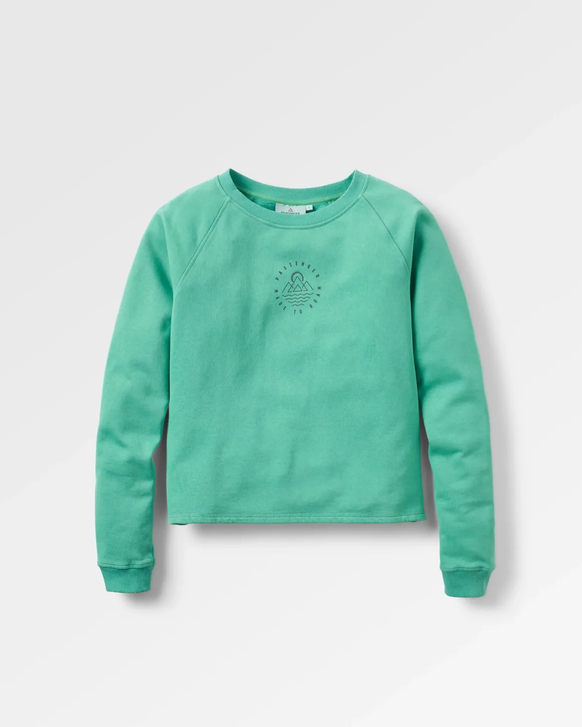 Sweatshirt en coton recyclé Remote - Épicéa vert