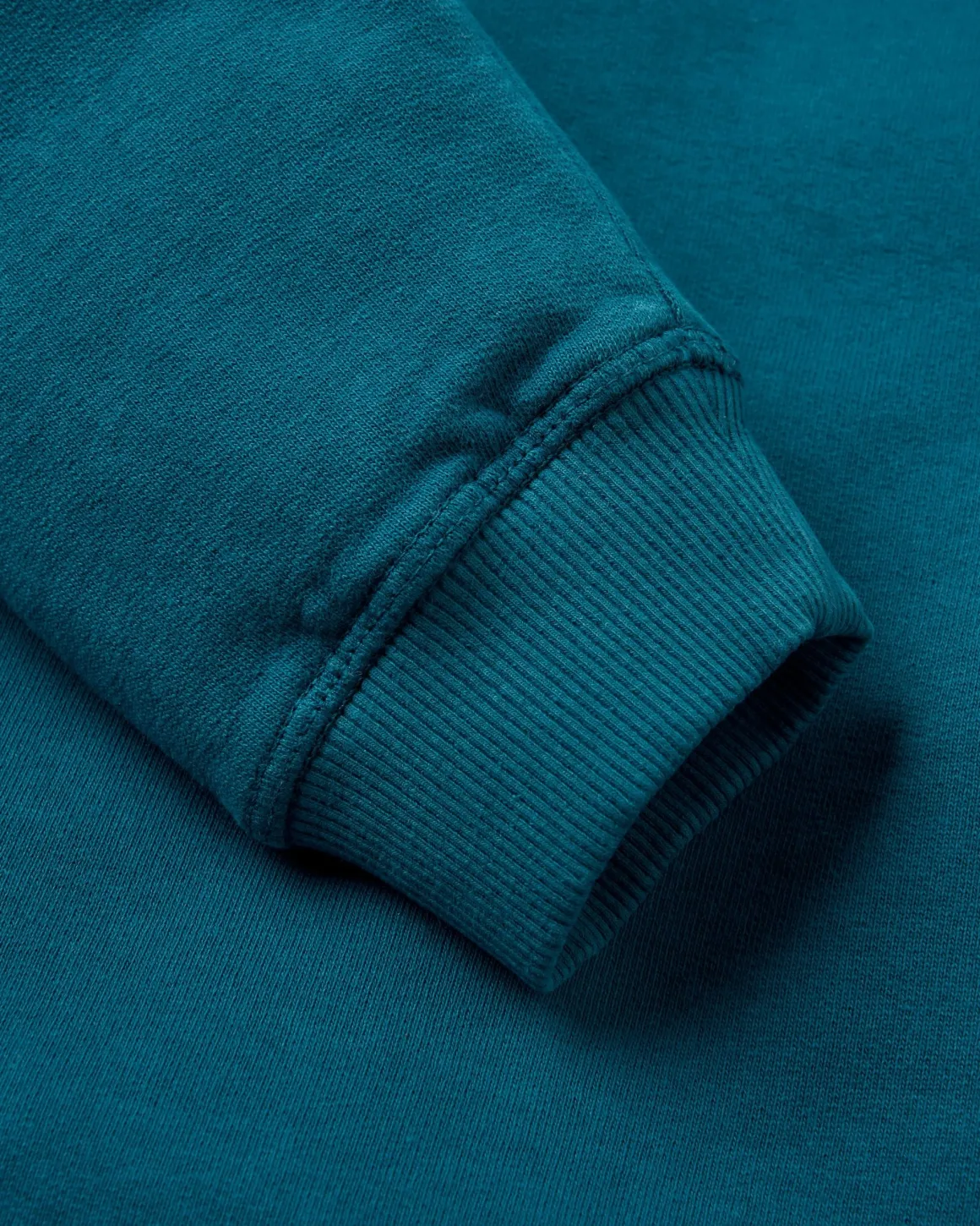 Sweatshirt en coton recyclé Waves u0026 Trees - Tidal Blue