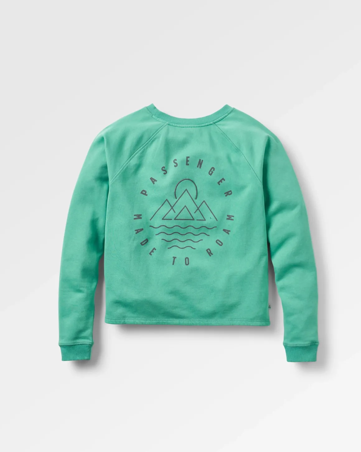 Sweatshirt en coton recyclé Remote - Épicéa vert