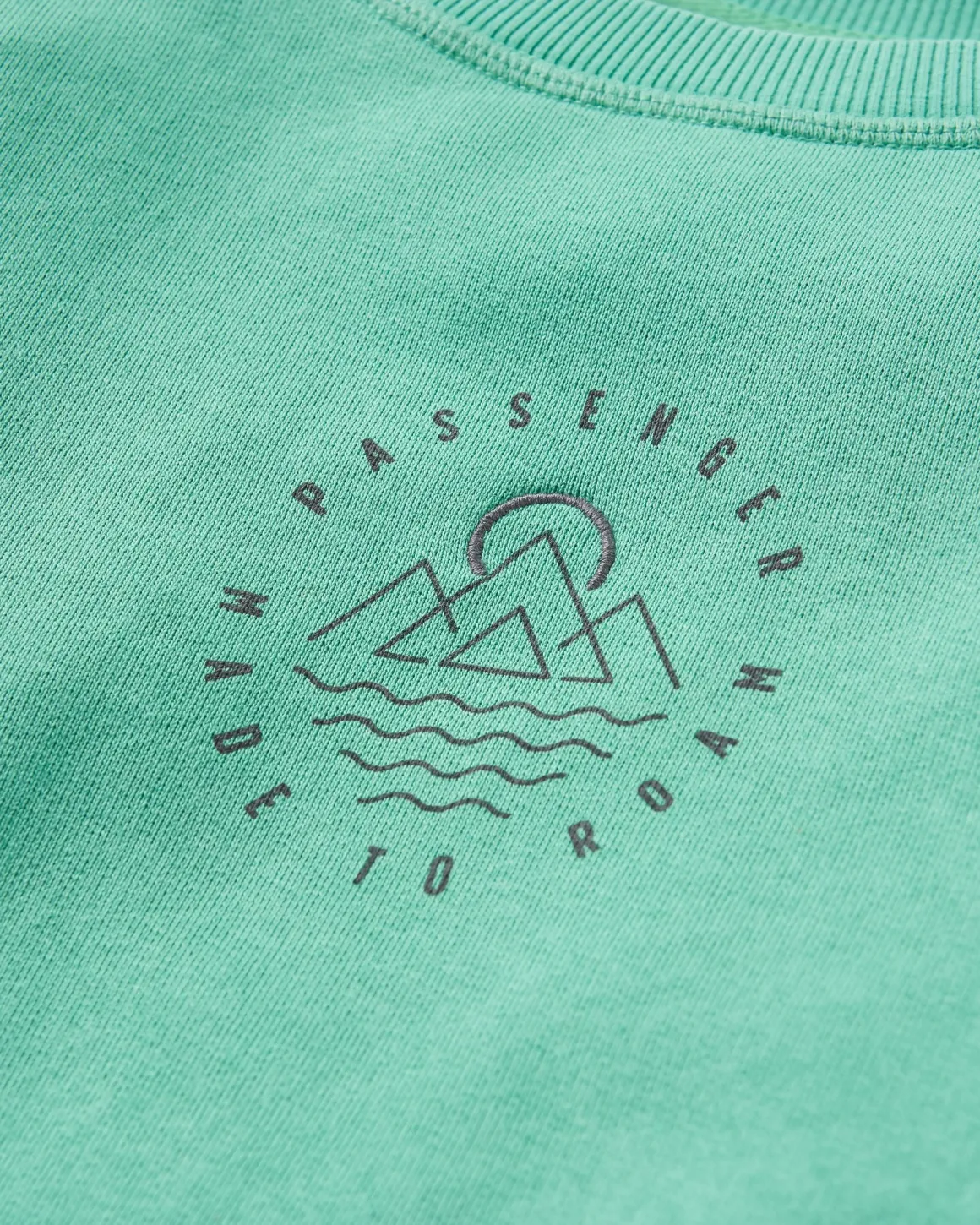 Sweatshirt en coton recyclé Remote - Épicéa vert