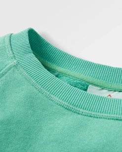 Sweatshirt en coton recyclé Remote - Épicéa vert