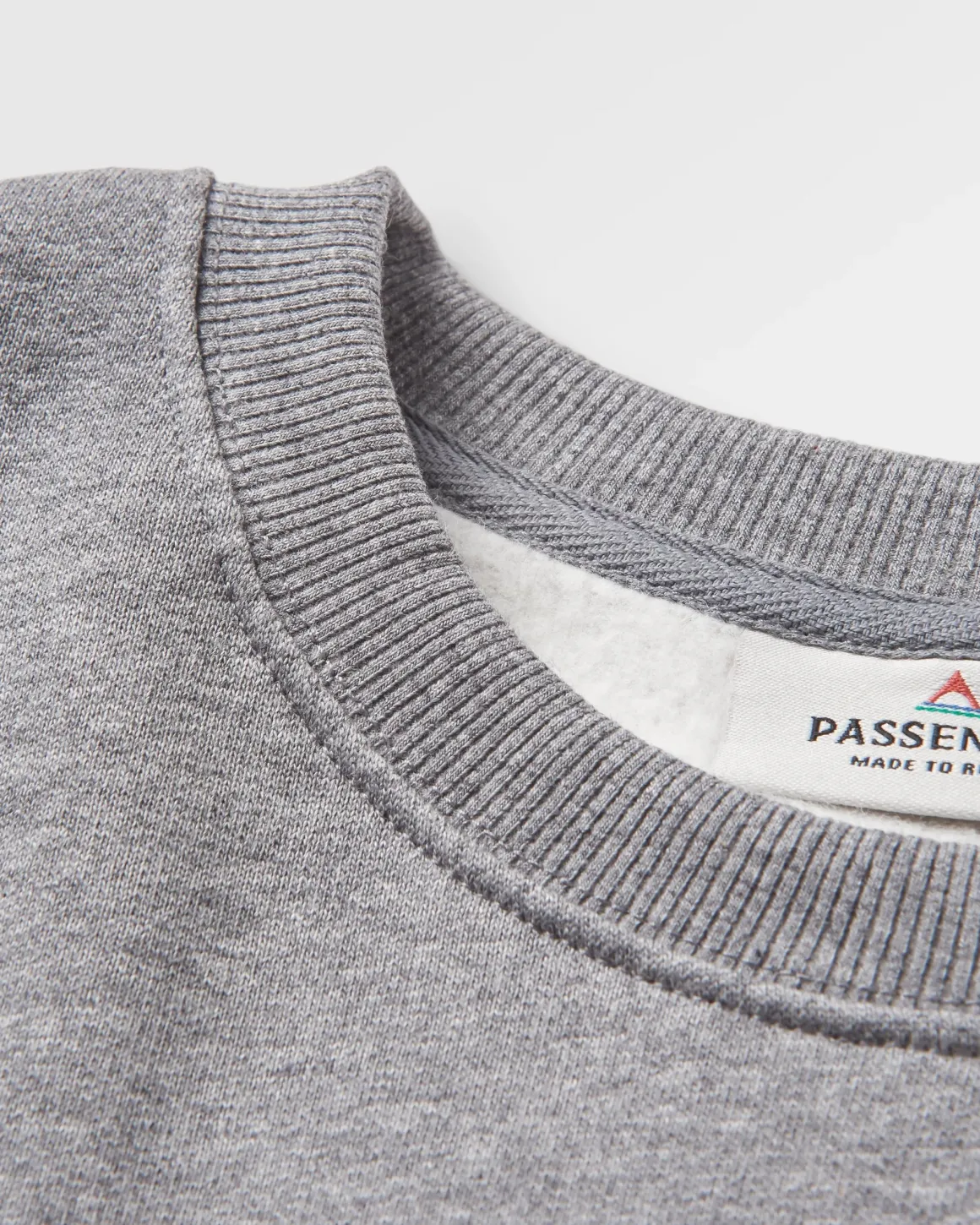 Sweatshirt en coton recyclé Yuca - Gris foncé chiné