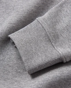 Sweatshirt en coton recyclé Yuca - Gris foncé chiné