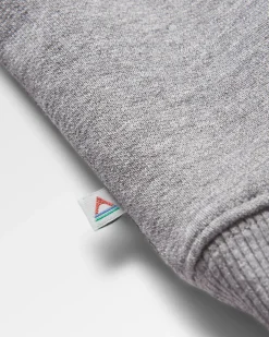 Sweatshirt en coton recyclé Yuca - Gris foncé chiné