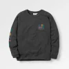 Sweatshirt Oversize en Coton Recyclé Phoenix - Noir