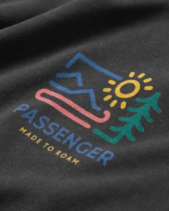Sweatshirt Oversize en Coton Recyclé Phoenix - Noir