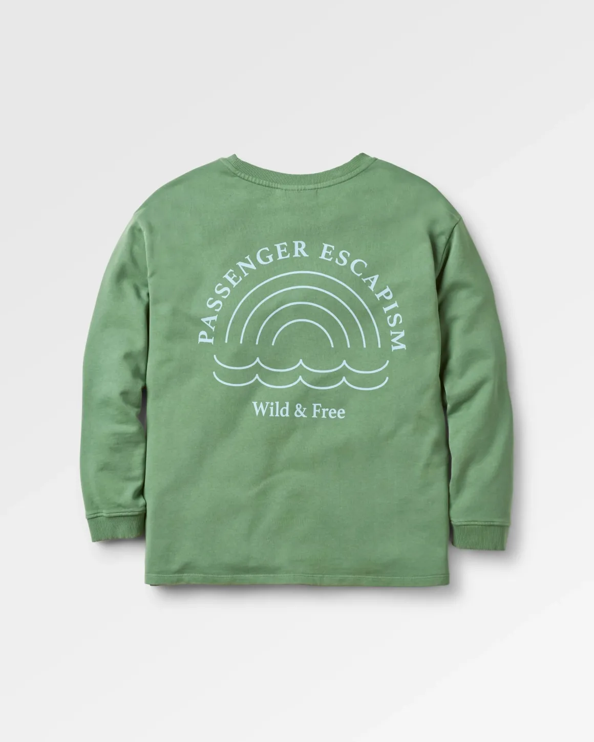 Sweatshirt Oversize en Coton Recyclé Arc-en-Ciel - Dark Ivy