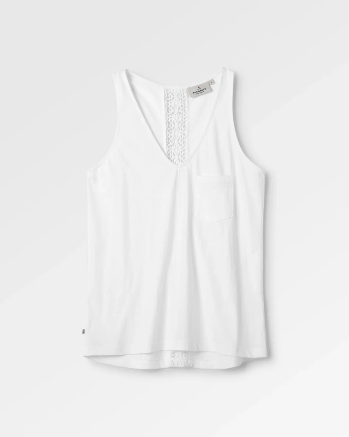 Top en coton recyclé Rivergate - Blanc