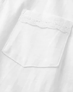 Top en coton recyclé Rivergate - Blanc