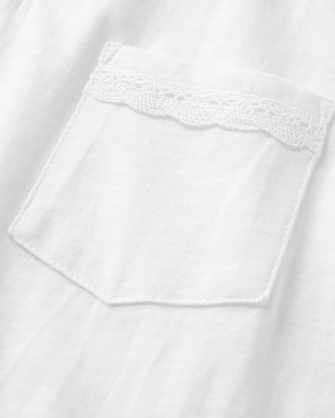 Top en coton recyclé Rivergate - Blanc